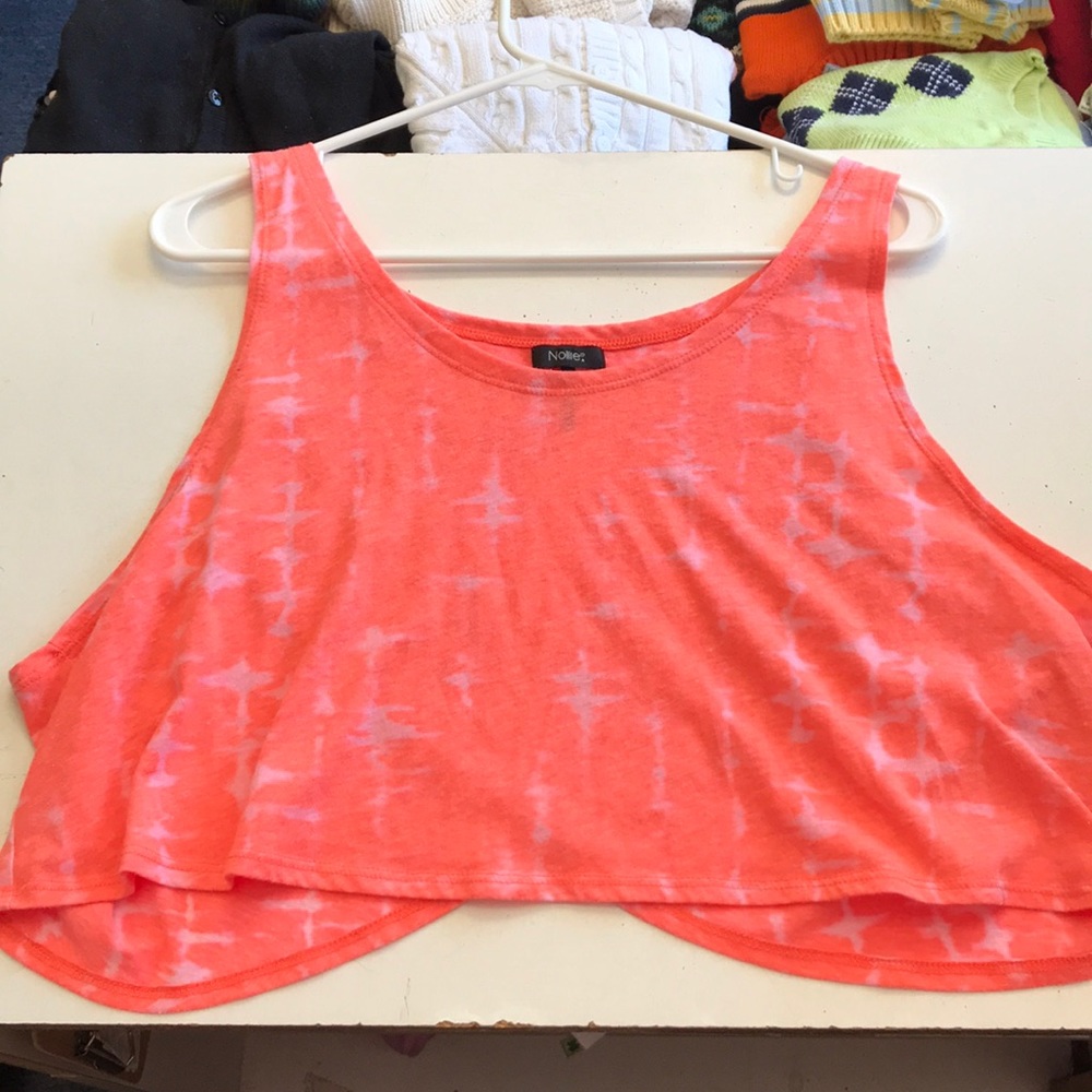 Nollie orange crop top (M)
